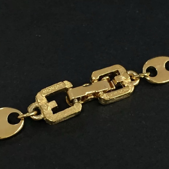 GIVENCHY Gold Tone Link Necklace - Picture 8 of 8